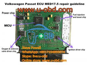 Volkswagen Passat ECU MED17.5 repair solution repair guideline