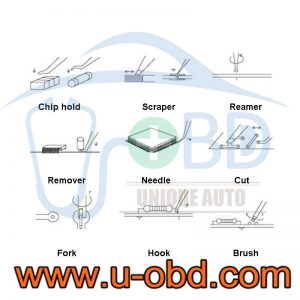 Automotive control unit circuit board repair tools kit