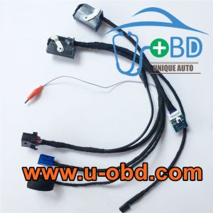 BMW FEM BDC test platform harness with steer column lock plug