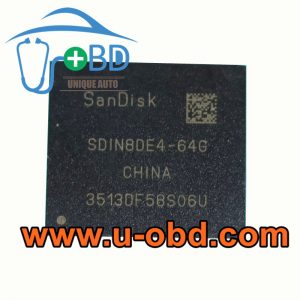 SDIN8DE4-64G Car multimedia host EMMC chip