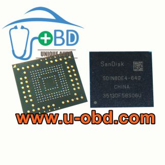 SDIN8DE4-64G car audio host EMMC chip SANDISK 64GB