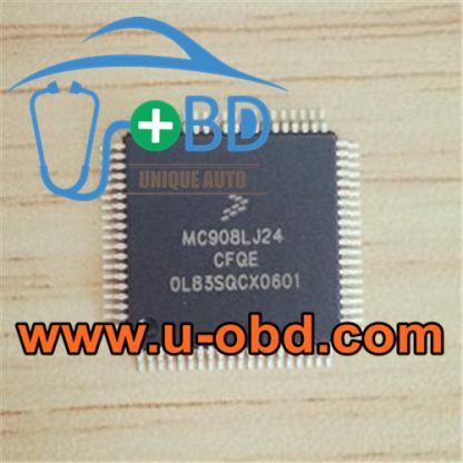 MC908LJ24CFQE automotive ECU vulnerable MCU chips