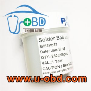 BGA chip Rework lead solder ball