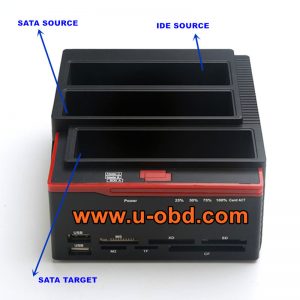 Head unit HDD SSD copy device