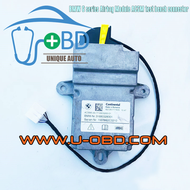BMW G series G chassis car airbag control unit ACSM module test bench connector