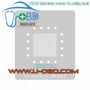 BMW ID6 instrument cluster black screen repair GPU processor MCIMX6D6AVT08AD rebailling stencil